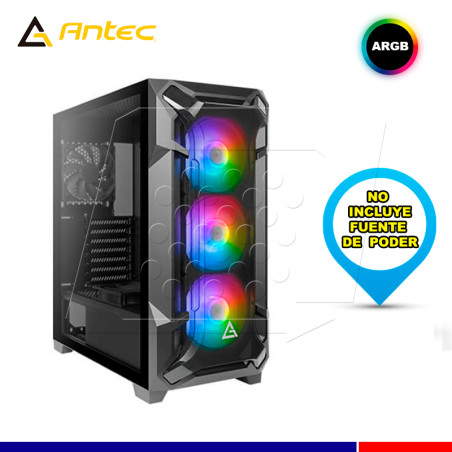 CASE ANTEC DF600 FLUX, ARGB V/TEMPLADO