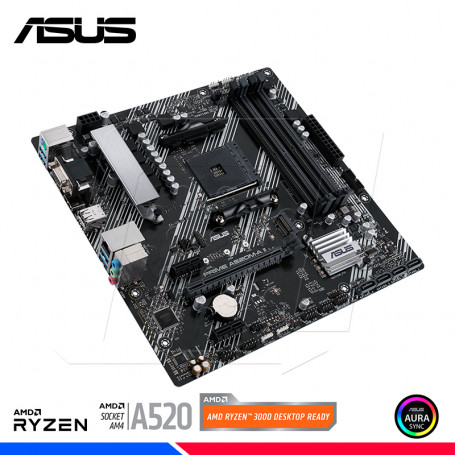 MAINBOARD ASUS PRIME A520M A II CSM AM4 AMD