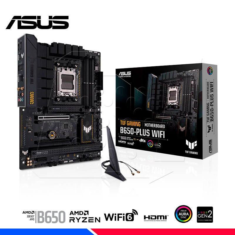 MAINBOARD ASUS TUF GAMING B650 PLUS WIFI, DDR5, AM5, AMD MAINBOARD ASUS TUF GAMING B650 PLUS WIFI, DDR5, AM5, AMD