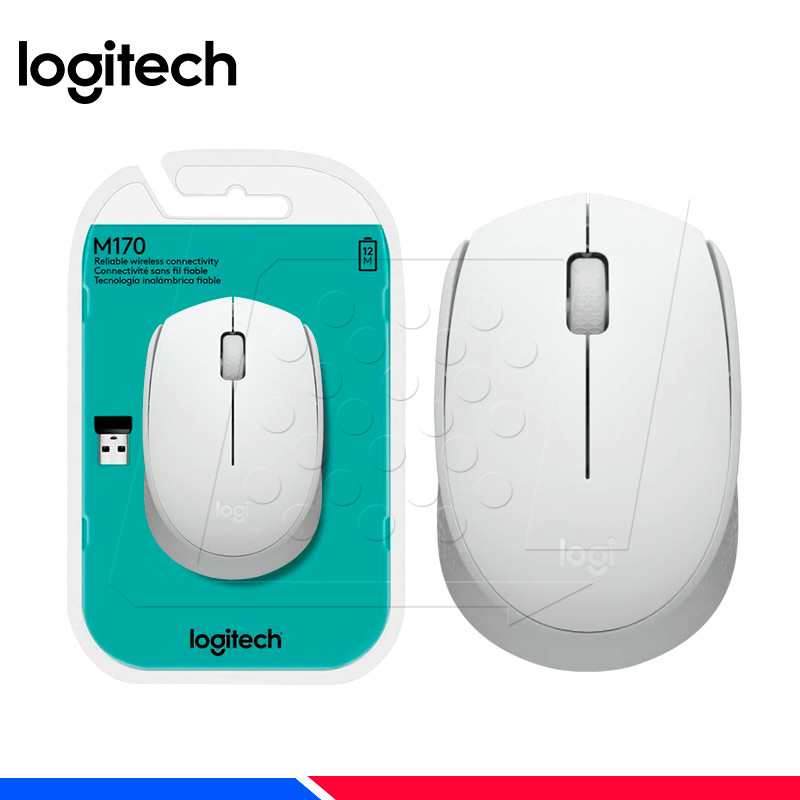 Mouse Logitech M170 Wireless White 2461