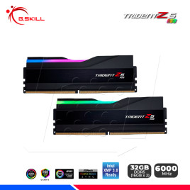 MEM. RAM G.SKILL TRIDENT Z5 RGB, 32GB (16x2) DDR5 6000 MHz. CL30