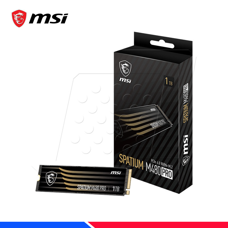 SSD MSI SPATIUM M480 PRO, 1TB M.2 PCIe 4.0 NVME SSD MSI SPATIUM M480 PRO, 1TB M.2 PCIe 4.0 NVME