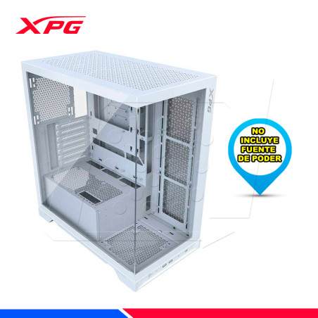CASE XPG INVADER X WHITE V/TEMPLADO