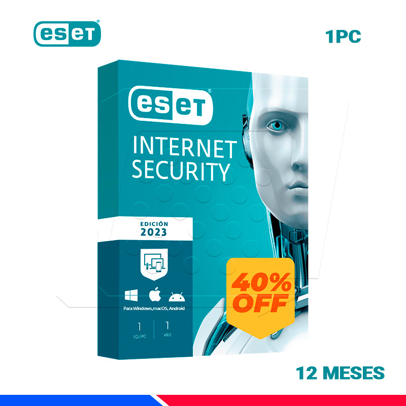 SOFTWARE ANTIVIRUS ESET NOD32 INTERNET SECURITY EDICION 2023 1PC SOFTWARE ANTIVIRUS ESET NOD32 INTERNET SECURITY EDICION 2023 1PC