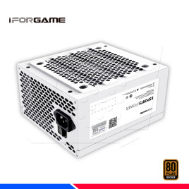 FUENTE DE PODER IFORGAME AK700 BLANCA, 80 PLUS BRONZE, 700W