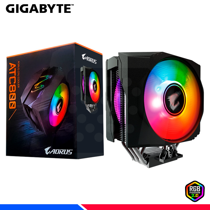 COOLER DE PROCESADOR GIGABYTE AORUS ATC800 RGB COOLER DE PROCESADOR GIGABYTE AORUS ATC800 RGB