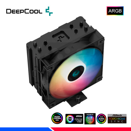 COOLER DE PROCESADOR DEEPCOOL AG400 BK ARGB