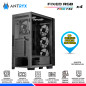 CASE ANTRYX RX-250 BLACK, FIXED RGB, FAN x4, V/TEMPLADO CASE ANTRYX RX-250 BLACK, FIXED RGB, FAN x4, V/TEMPLADO