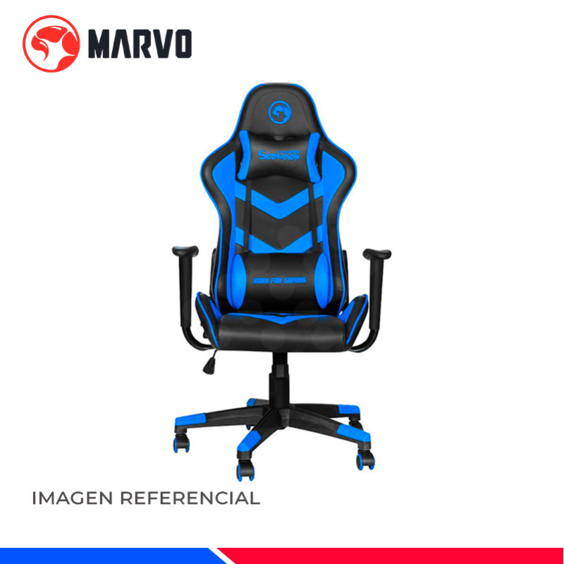 SILLA GAMING MARVO CH-106 SCORPIO AZUL SILLA GAMING MARVO CH-106 SCORPIO AZUL