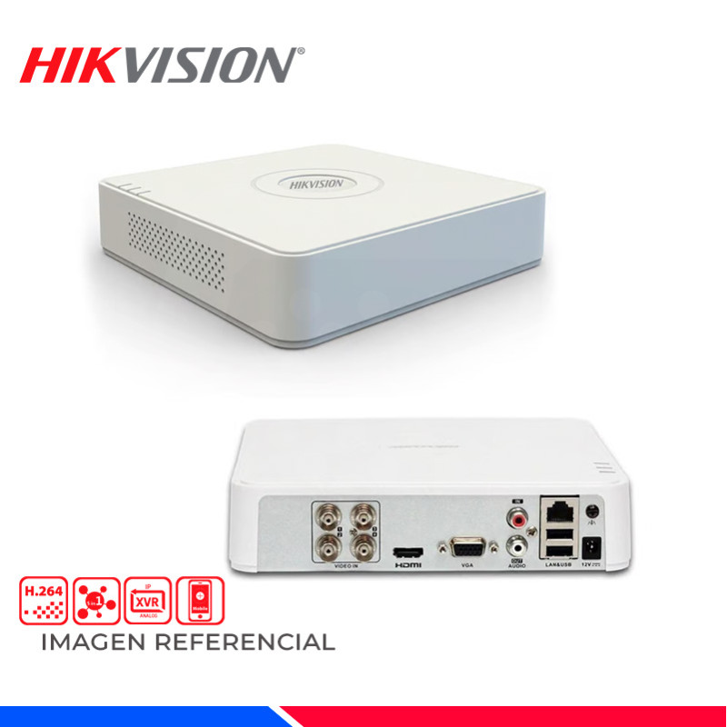 DVR HIKVISION DS-7104HGHI-F1 4 CANALES DVR HIKVISION DS-7104HGHI-F1 4 CANALES