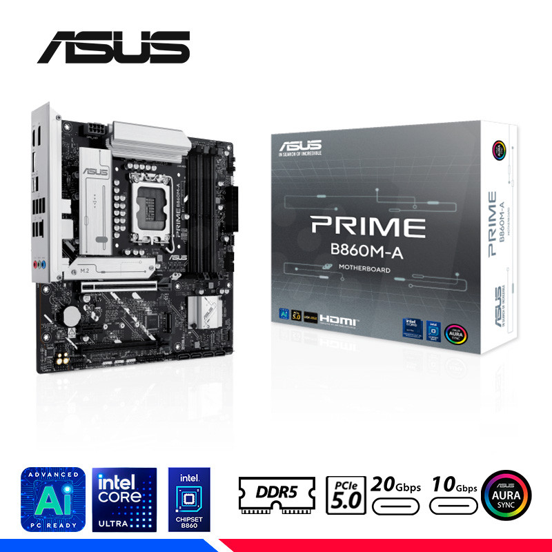 MAINBOARD ASUS PRIME B860M-A, DDR5, LGA 1851 MAINBOARD ASUS PRIME B860M-A, DDR5, LGA 1851