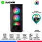 CASE GAMER HALION POLARIS CR13, F/500W, RAINBOW, V/TEMPLADO CASE GAMER HALION POLARIS CR13, F/500W, RAINBOW, V/TEMPLADO