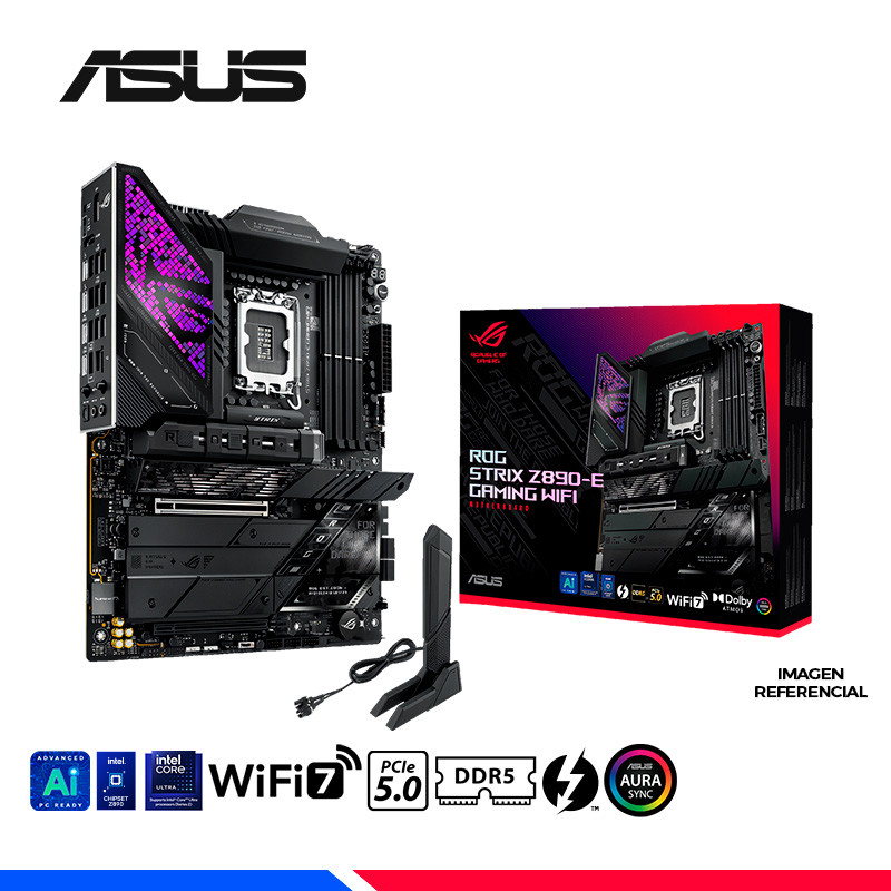 MAINBOARD ASUS ROG STRIX Z890-E GAMING WIFI, DDR5, LGA 1851 MAINBOARD ASUS ROG STRIX Z890-E GAMING WIFI, DDR5, LGA 1851