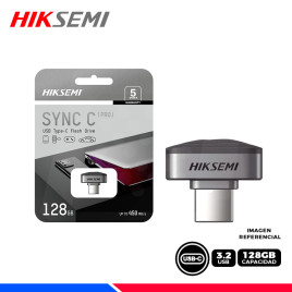 MEM. USB HIKSEMI SYNC C PRO MINI, 128GB, USB TIPO-C