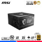 FUENTE DE PODER MAG A850GL PCIE5, 80 PLUS GOLD FULL MODULAR, 850W FUENTE DE PODER MAG A850GL PCIE5, 80 PLUS GOLD FULL MODULAR, 850W