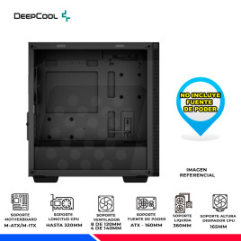 CASE DEEPCOOL CH370, V/TEMPLADO