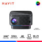PROYECTOR HAVIT PJ300 PRO SMART, SOPORTA 4K, 550 ANSI LUMENS PROYECTOR HAVIT PJ300 PRO SMART, SOPORTA 4K, 550 ANSI LUMENS