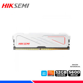 MEM. RAM HIKSEMI ARMOR, 32GB DDR5 5600 MHZ, WHITE