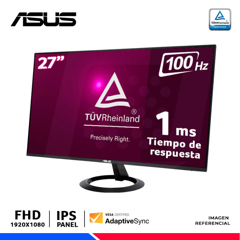MONITOR GAMING ASUS VZ27EHF Eye Care, Ultra Slim, 27" IPS, FHD, 100Hz, 1ms MONITOR GAMING ASUS VZ27EHF Eye Care, Ultra Slim, 27" IPS, FHD, 100Hz, 1ms