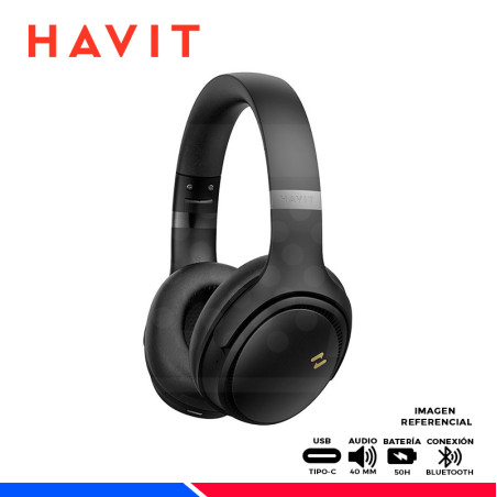 AURICULAR HAVIT H630BT PRO, INALAMBRICO/BT, NEGRO
