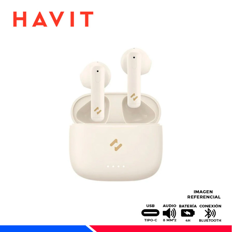 AURICULAR HAVIT TW-947, BLUETOOTH ANC BEIGE AURICULAR HAVIT TW-947, BLUETOOTH ANC BEIGE