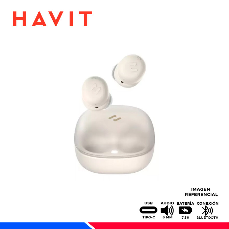AURICULAR HAVIT TW-969, BLUETOOTH, BEIGE AURICULAR HAVIT TW-969, BLUETOOTH, BEIGE