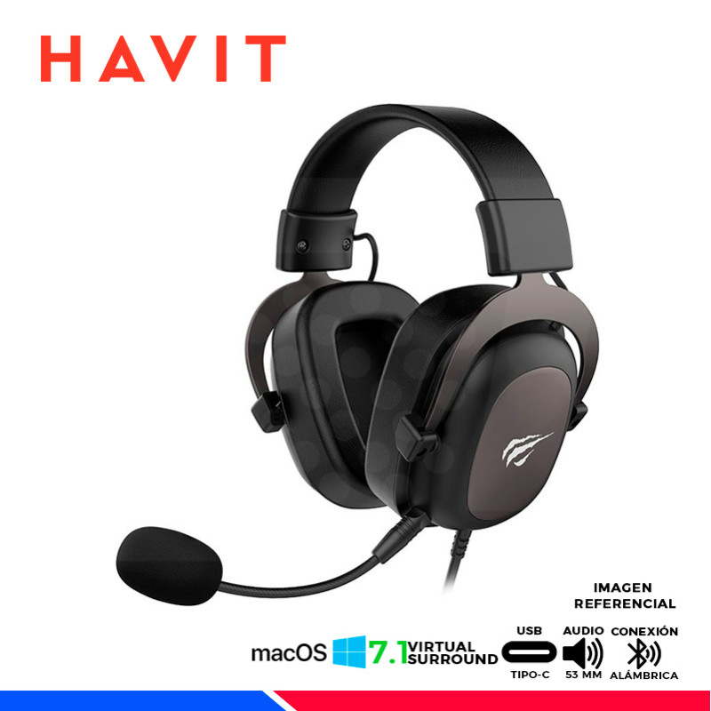 AURICULAR HAVIT GAMENOTE H2002D, NEGRO AURICULAR HAVIT GAMENOTE H2002D, NEGRO