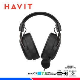 AURICULAR HAVIT GAMENOTE H2002D, NEGRO