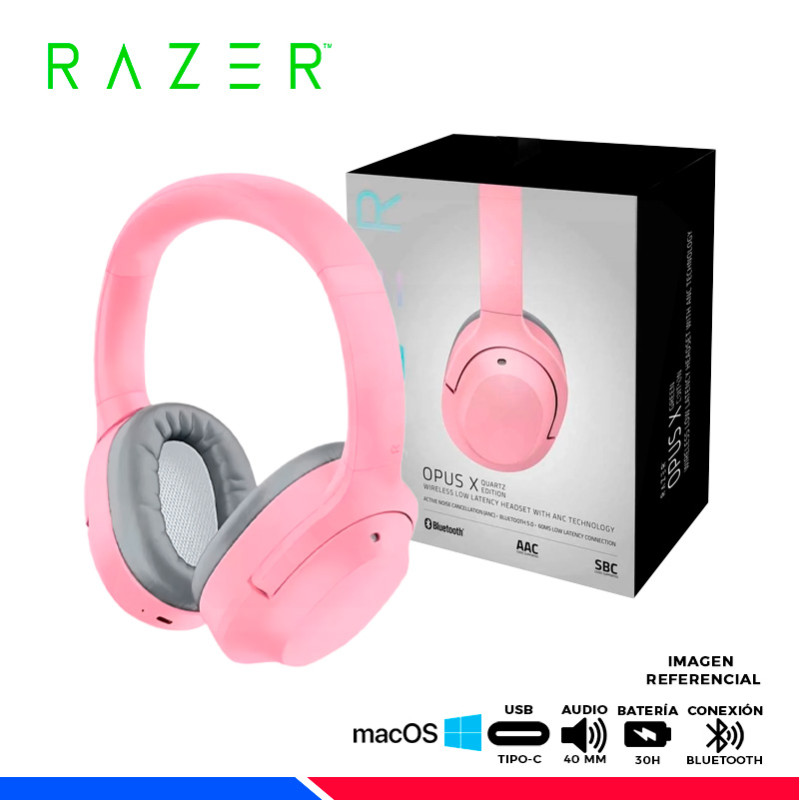 AURICULAR RAZER OPUS X, BLUETOOTH 5.0 QUARTZ AURICULAR RAZER OPUS X, BLUETOOTH 5.0 QUARTZ