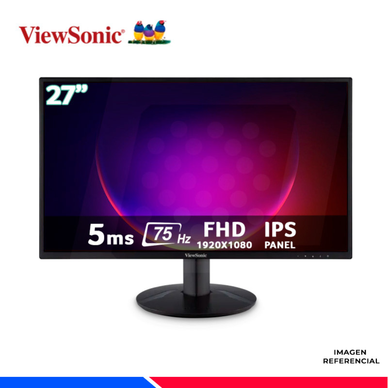 MONITOR VIEWSONIC VA2718-SH, 27" IPS, FHD, 75Hz, 5ms. MONITOR VIEWSONIC VA2718-SH, 27" IPS, FHD, 75Hz, 5ms.