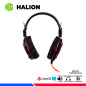 AURICULAR GAMING HALION S2 MONKEY NEGRO/ROJO AURICULAR GAMING HALION S2 MONKEY NEGRO/ROJO