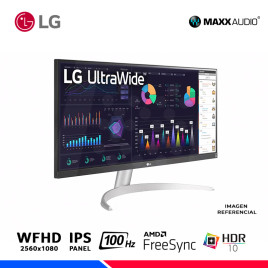 MONITOR LG 29WQ600-W, 29" IPS ULTRAWIDE, WFHD, 100Hz, 5ms, AMD FreeSync