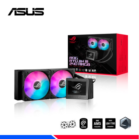 REFRIGERACION LIQUIDA ROG RYUJIN III 240 ARGB, BLACK