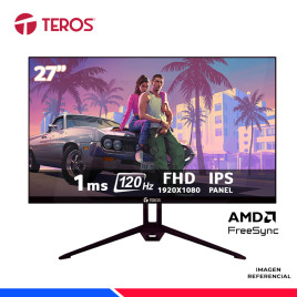 MONITOR TEROS TE-2713S, 27" IPS, FHD, 120Hz, 1ms, FreeSync