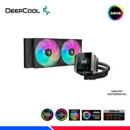 REFRIGERACION LIQUIDA DEEPCOOL MYSTIQUE 240 ARGB, PANTALLA