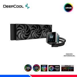 REFRIGERACION LIQUIDA DEEPCOOL MYSTIQUE 360, PANTALLA