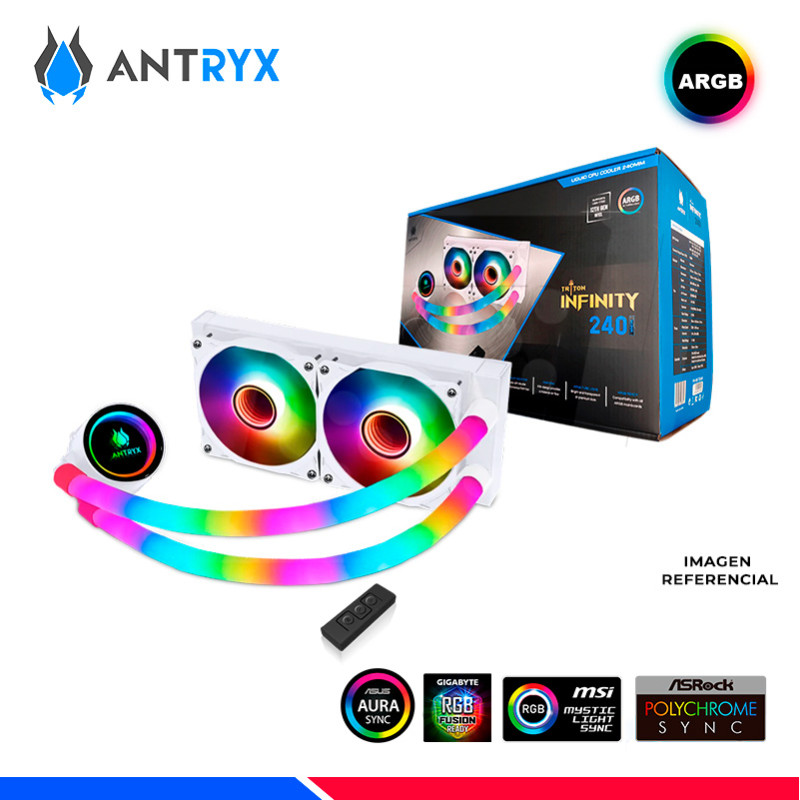 REFRIGERACION LIQUIDA ANTRYX TRITON INFINITY 240 WHITE ARGB REFRIGERACION LIQUIDA ANTRYX TRITON INFINITY 240 WHITE ARGB