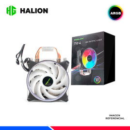 COOLER DE PROCESADOR HALION T12-4, RGB