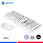 KIT GAMING GC-5100 WHITE ANTRYX, TECLADO + MOUSE, SWITCH BLUE KIT GAMING GC-5100 WHITE ANTRYX, TECLADO + MOUSE, SWITCH BLUE