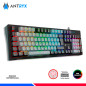 TECLADO MECANICO ANTRYX MK860L BLACK, SWITCH RED TECLADO MECANICO ANTRYX MK860L BLACK, SWITCH RED