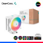 COOLER DE PROCESADOR DEEPCOOL AG400 DIGITAL WH, ARGB COOLER DE PROCESADOR DEEPCOOL AG400 DIGITAL WH, ARGB