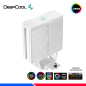 COOLER DE PROCESADOR DEEPCOOL AG400 DIGITAL WH, ARGB COOLER DE PROCESADOR DEEPCOOL AG400 DIGITAL WH, ARGB