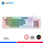 TECLADO MECANICO ANTRYX MK860L WHITE, SWITCH RED TECLADO MECANICO ANTRYX MK860L WHITE, SWITCH RED