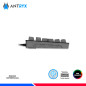 TECLADO MECANICO TKL ANTRYX MK840L BLACK/GRAY, SWITCH BLUE TECLADO MECANICO TKL ANTRYX MK840L BLACK/GRAY, SWITCH BLUE