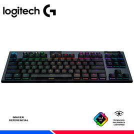 TECLADO GAMING LOGITECH G915 X LIGHTSPEED TKL, INALAMBRICO, RGB, BLACK