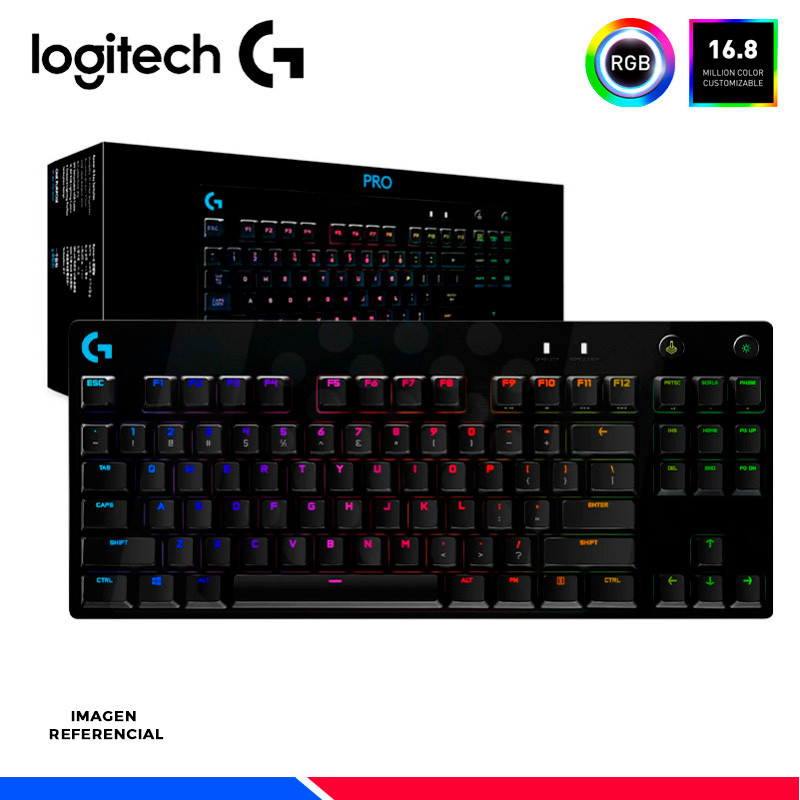 TECLADO MECANICO LOGITECH PRO RGB BLACK TECLADO MECANICO LOGITECH PRO RGB BLACK
