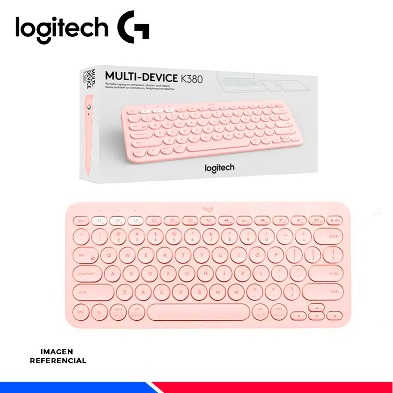 TECLADO LOGITECH K380 MULTI DEVICE BLUETOOTH ROSE TECLADO LOGITECH K380 MULTI DEVICE BLUETOOTH ROSE