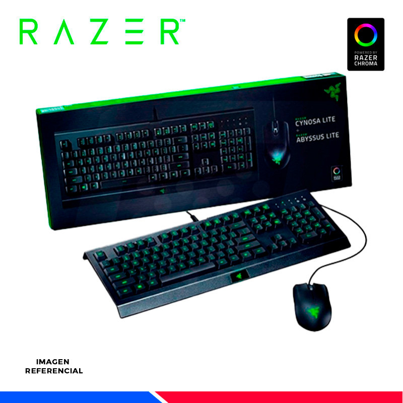 TECLADO RAZER CYNOSA LITE + MOUSE ABYSSUS LITE SP TECLADO RAZER CYNOSA LITE + MOUSE ABYSSUS LITE SP