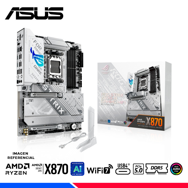 MAINBOARD ASUS ROG STRIX X870 - A GAMING WIFI, DDR5, AM5, AMD MAINBOARD ASUS ROG STRIX X870 - A GAMING WIFI, DDR5, AM5, AMD