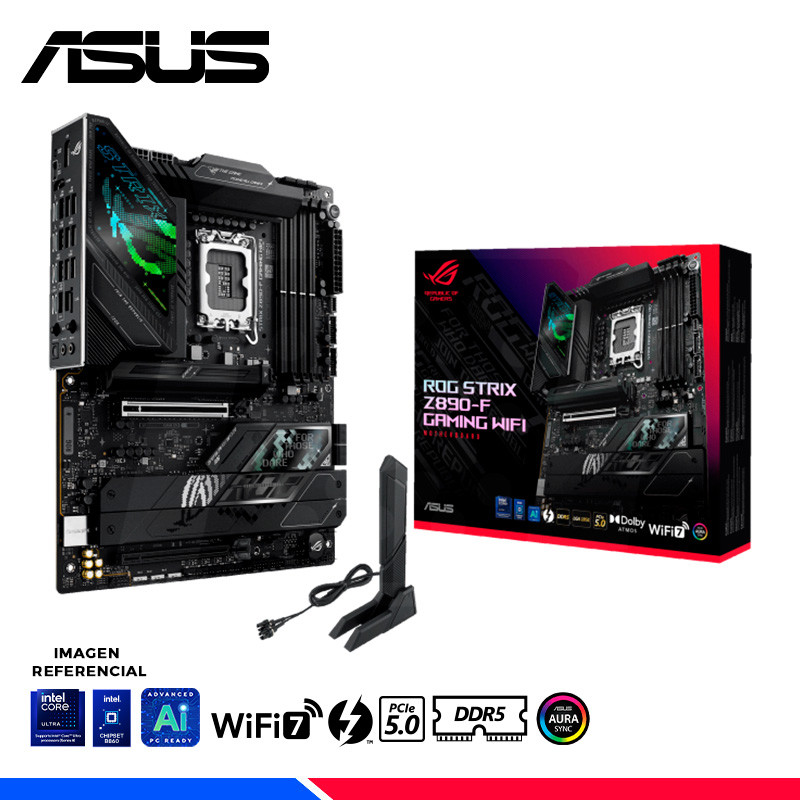 MAINBOARD ASUS ROG STRIX Z890 -F GAMING WIFI, DDR5, LGA 1851 MAINBOARD ASUS ROG STRIX Z890 -F GAMING WIFI, DDR5, LGA 1851